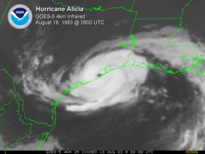 Hurricane Alicia, 1983