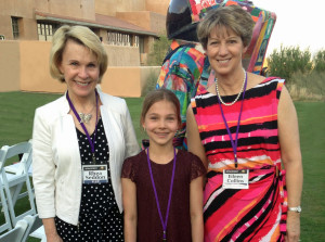 Future Astronaut Katia with Eileen Collins and me